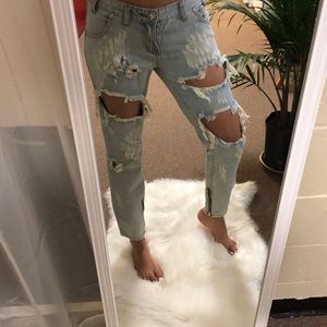 One teaspoon thrashed free bird women’s Jeans